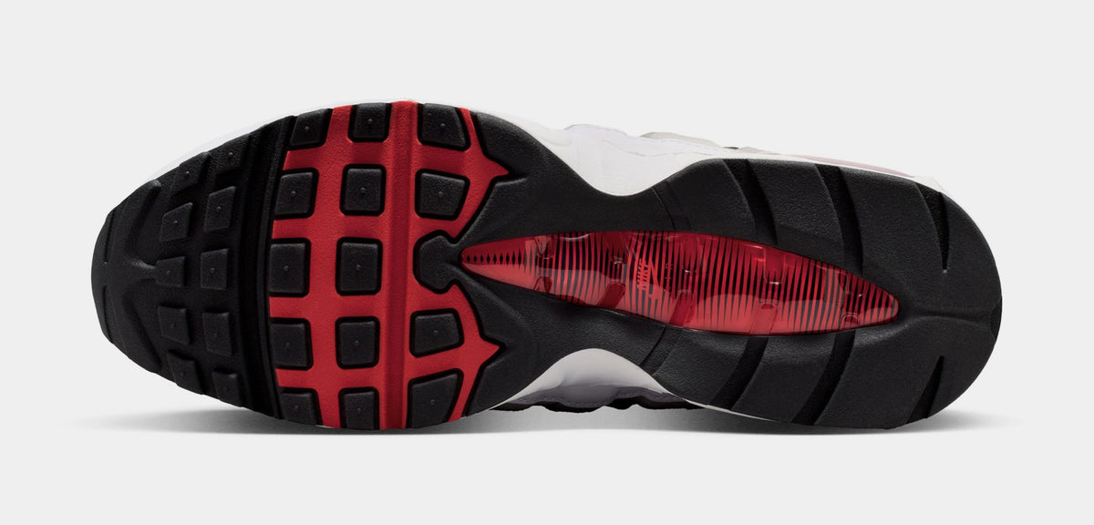Air Max 95 Big Bubble Comet Red Mens Running Shoes (White/Comet Red/Nuetral Grey/Medium Grey/Black) - sneakers - view 4
