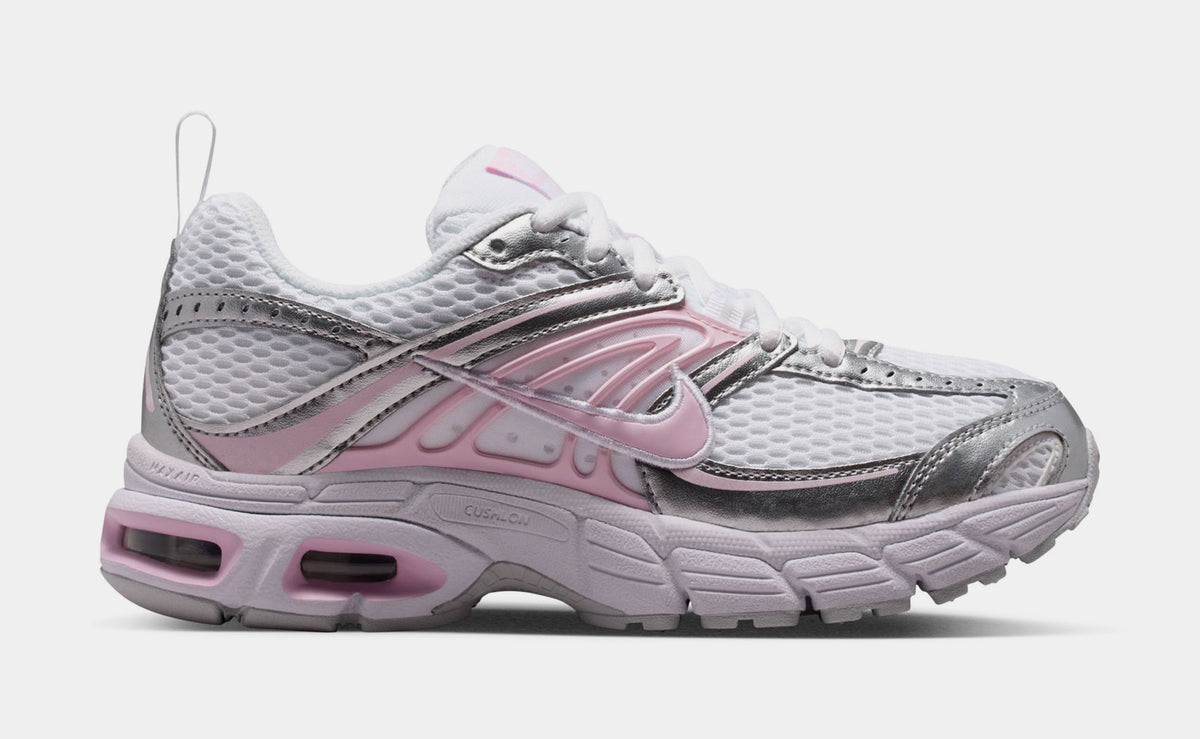 Air Max Moto 2K Grade School Running Shoes (White/Pink Foam/Pure Platinum) - sneakers