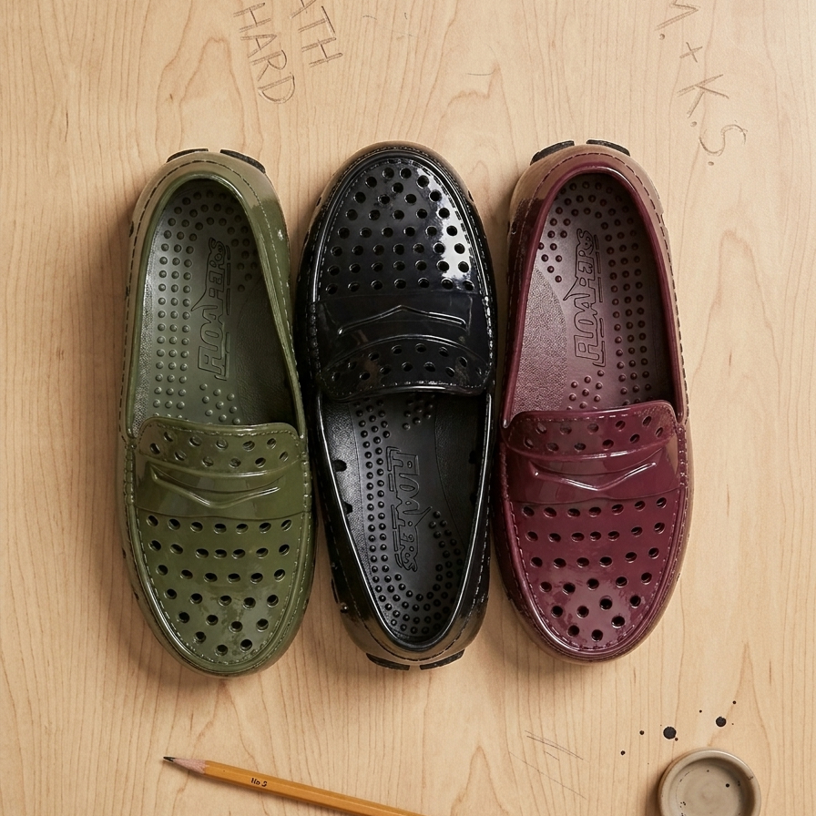 Kids Prodigy Bone Gum Patent Loafers - loafers - view 2